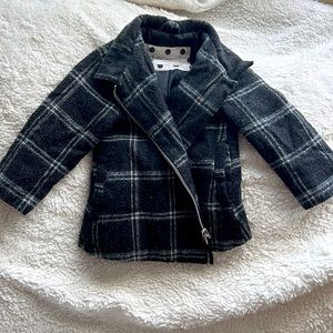 Black toddler pea coat